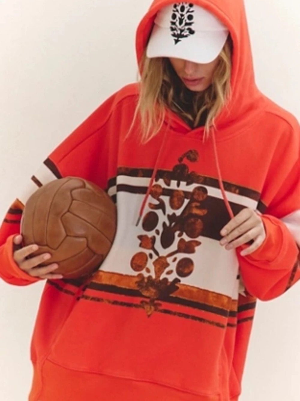 Free people - Sprint to the finish logo hoodie